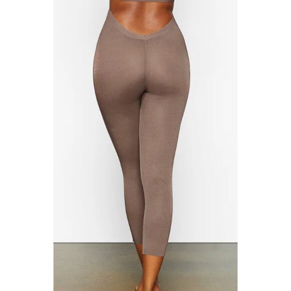Skims Sheer Sculpt Low Back Size 3XL Leggings Brown Compression NEW - Picture 1 of 5